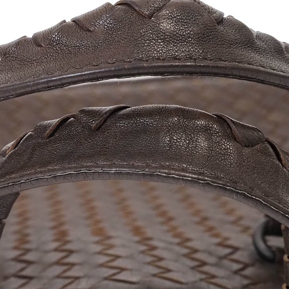 Bottega Veneta Intrecciato Bag Brown Men's Leather BOTTEGA VENETA - Picture 6 of 12